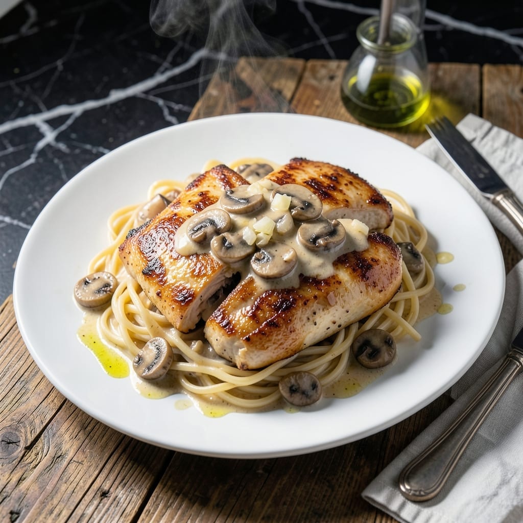 Instant Pot Chicken Stroganoff Recipe: Creamy Mushroom Sauce With Egg Noodles Instant Pot Chicken Stroganoff Recipe: Creamy Mushroom Sauce With Egg Noodles
