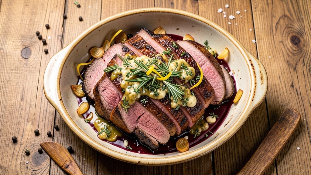 2-Pound English Roast Recipe: Herb-Crusted Masterpiece With Perfectly Pink Center