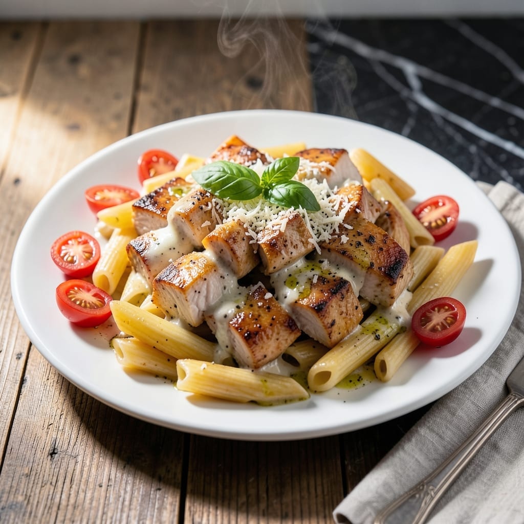 One Pot Chicken Pasta Recipe: Cheesy Garlic Infusion in 30 Minutes