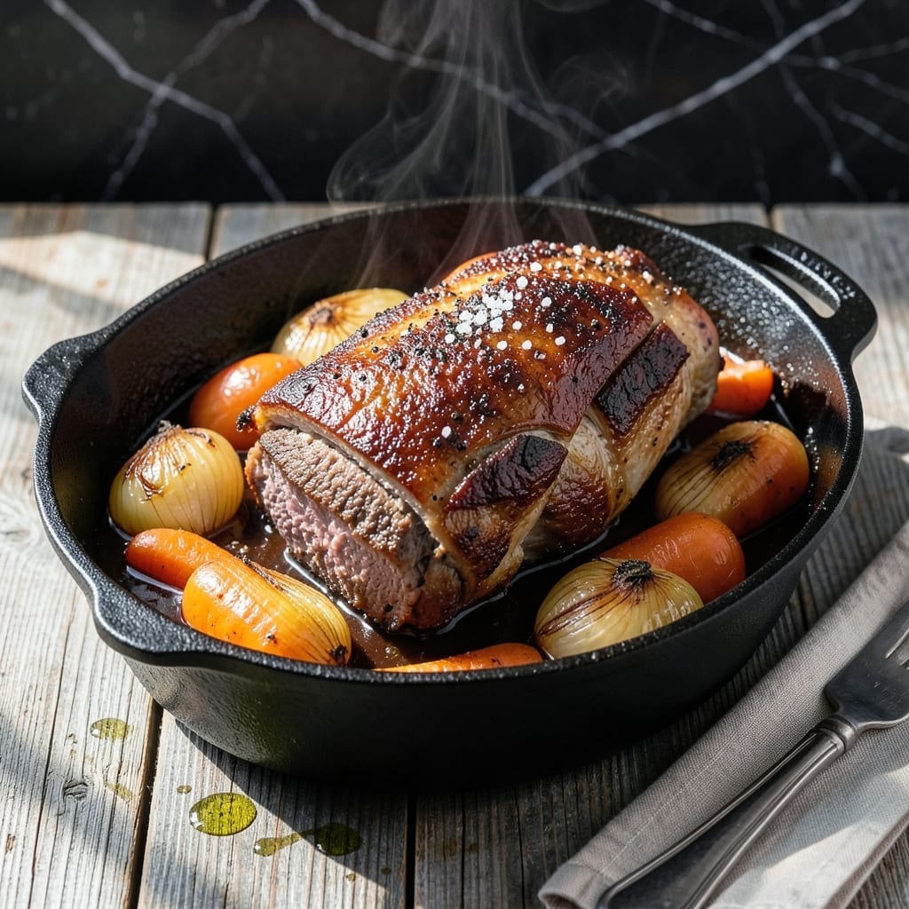 Mutton Pot Roast Recipe: Dutch Oven Fall-Off-The-Bone Richness