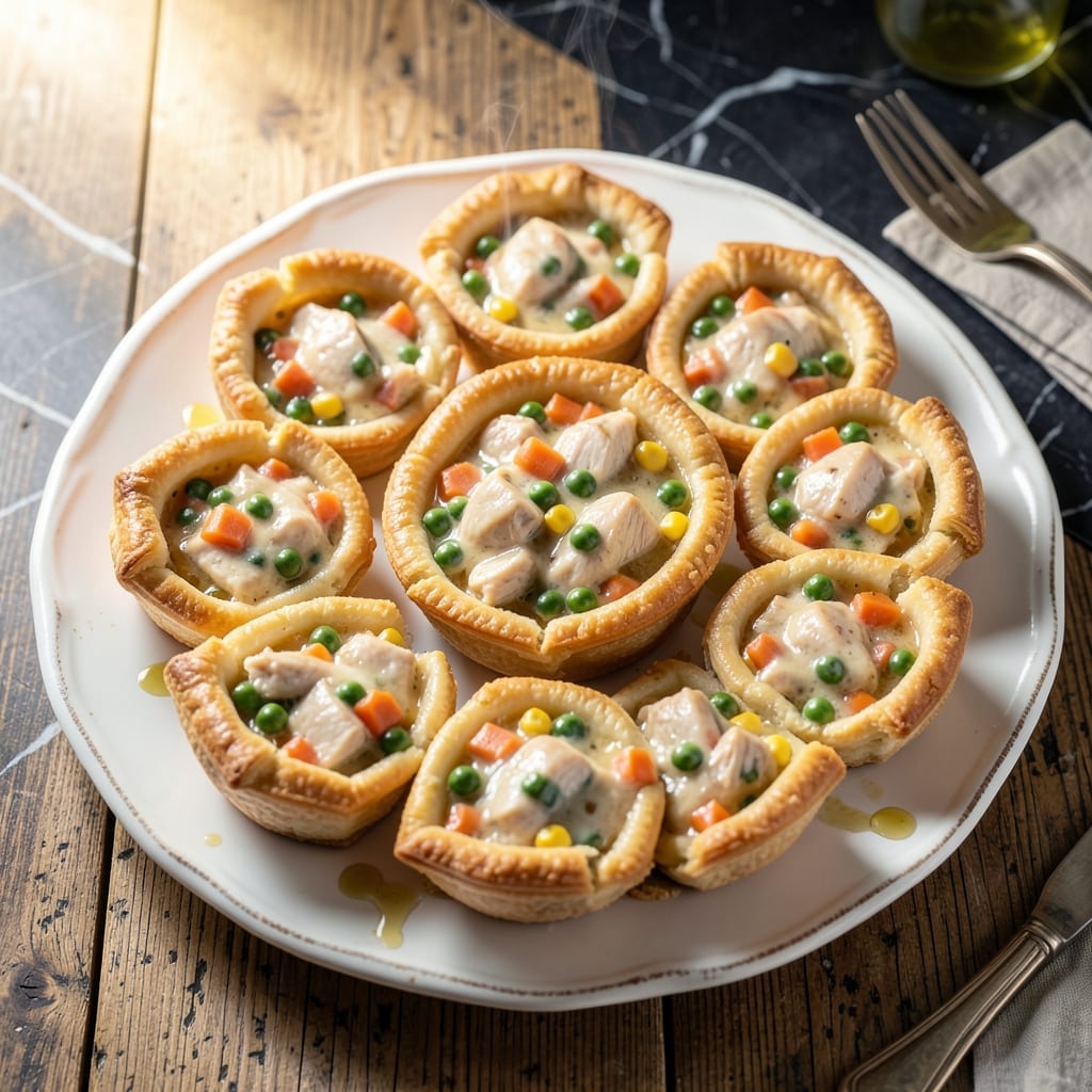 Mini Chicken Pot Pie Recipe Bisquick: Fluffy Biscuit Topping Over Savory Filling Mini Chicken Pot Pie Recipe Bisquick: Fluffy Biscuit Topping Over Savory Filling