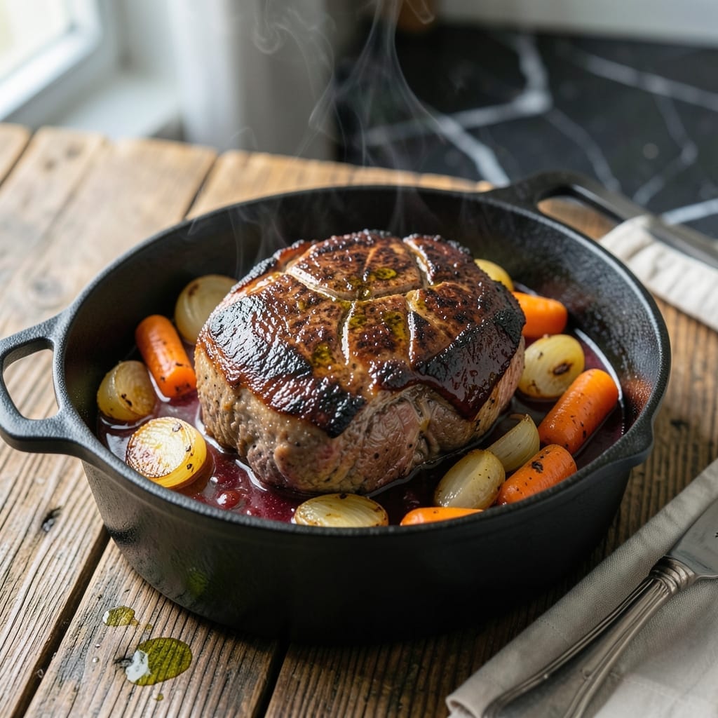 Italian Style Pot Roast Recipe: Wine-Braised Tender Beef With Herbs