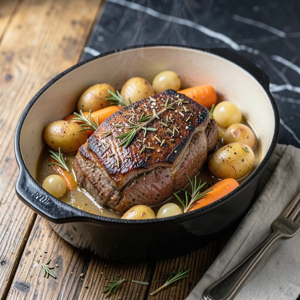 Classic Oven Pot Roast Recipe: Herb-Kissed Beef With Caramelized Veggies