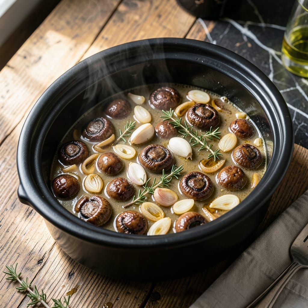 Mushrooms in Crock Pot Recipe: Earthy Depths of Hands-Off Cooking Mushrooms in Crock Pot Recipe: Earthy Depths of Hands-Off Cooking