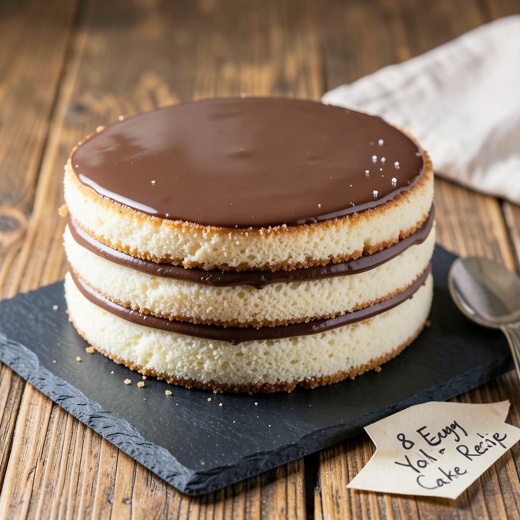 8 Egg Yolk Cake Recipe: Silky, Golden Layers Without a Drop of Butter