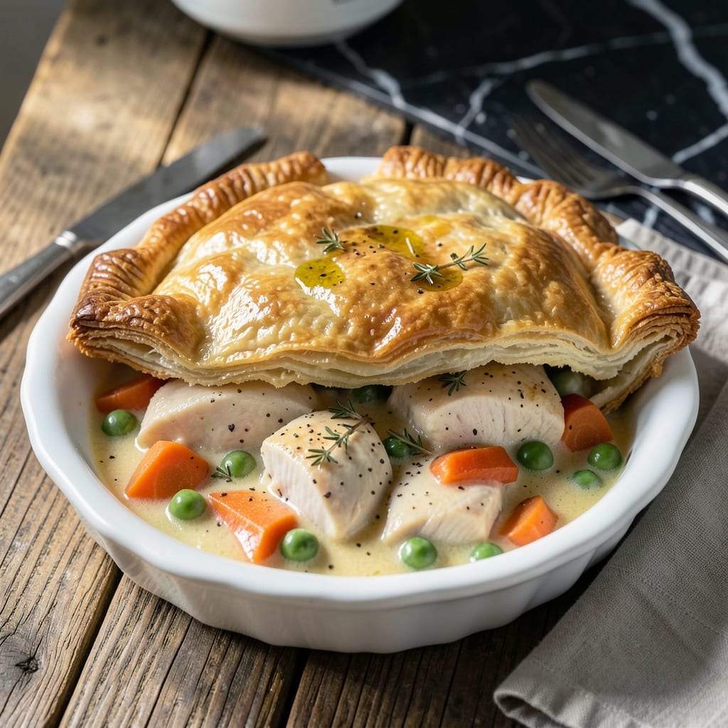 Basic Chicken Pot Pie Recipe: Classic Comfort With a Golden Crust
