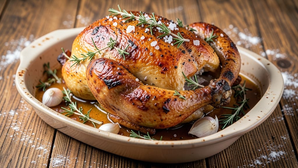 7-Lb Turkey Recipe: Herb-Roasted Crispy Skin, Juicy Pink Center