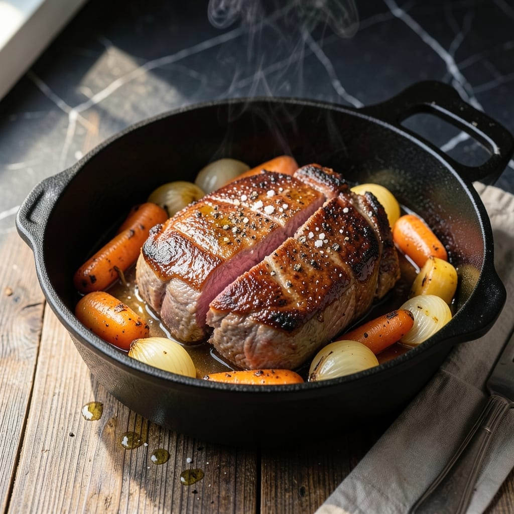 Ribeye Pot Roast Recipe: Wine-Braised Beef with Root Vegetables