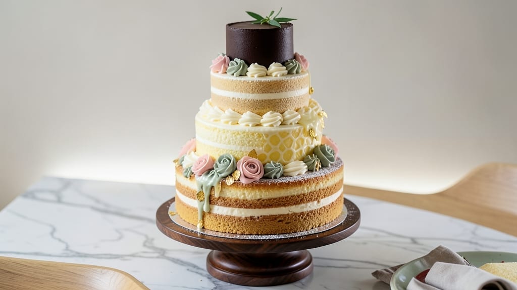 4 Tier Wedding Cake Recipe: Elegant Layers and Graceful Height for Your Big Day