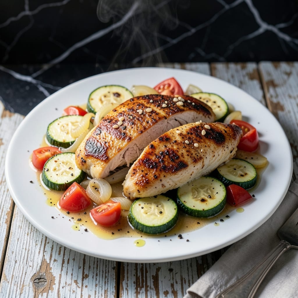 Chicken Zucchini Crock Pot Recipe: Set-It-and-Forget-It Savory Dinner