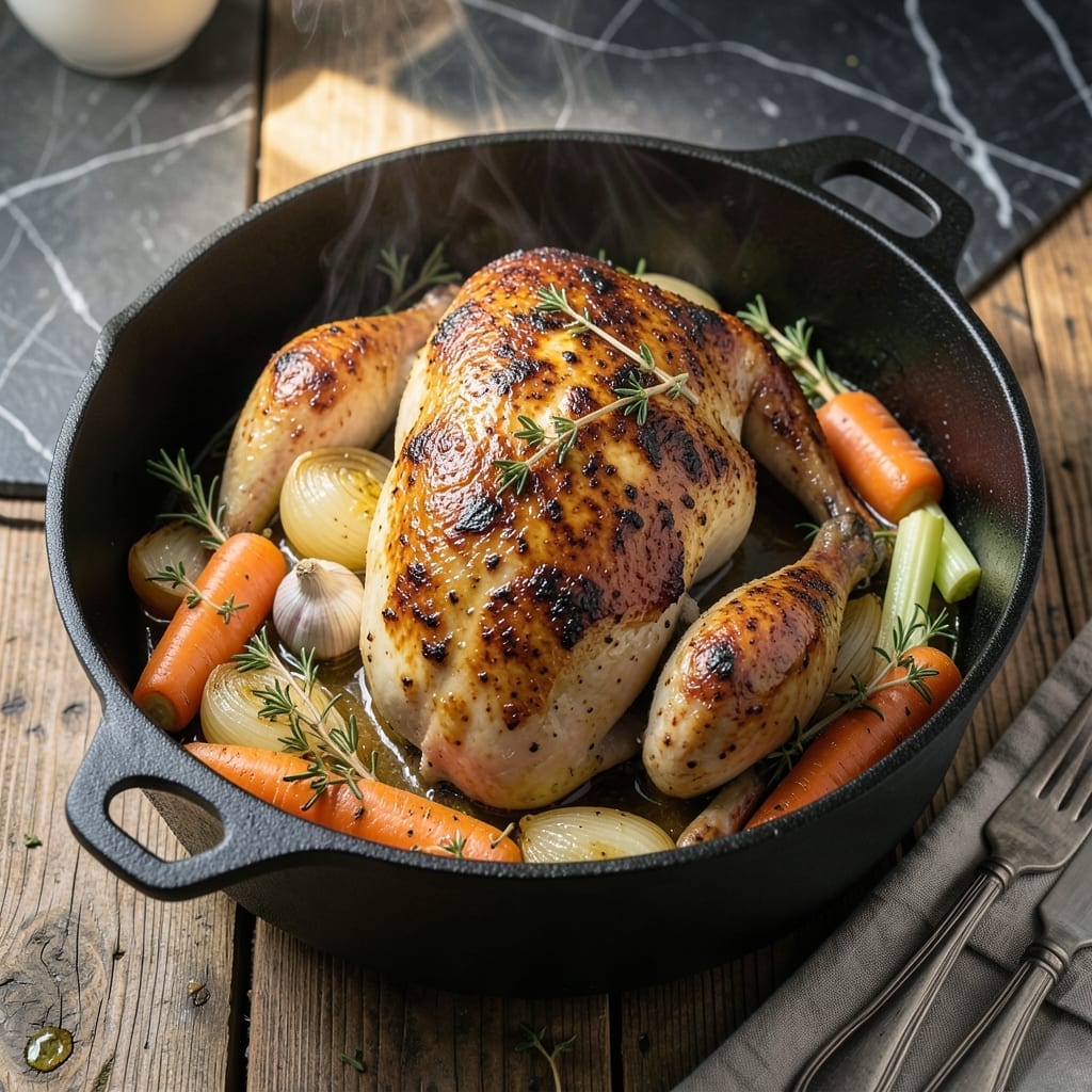Whole Chicken in a Pot Recipe: One-Pot Sunday Supper Simplicity Whole Chicken in a Pot Recipe: One-Pot Sunday Supper Simplicity