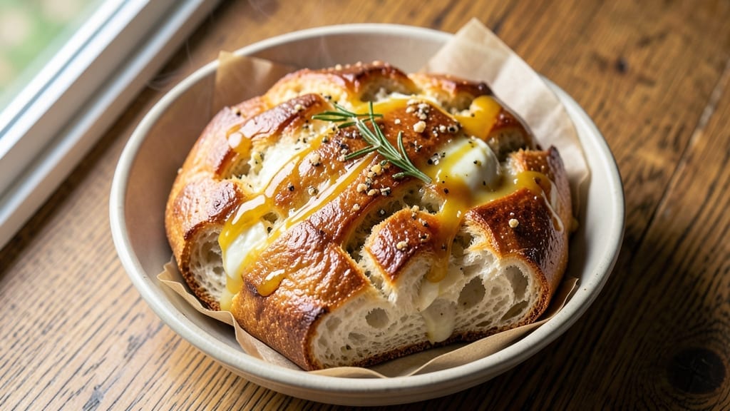 3 Cheese Bread Recipe: Golden Pull-Apart Crust With Ooey-Gooey Stretch