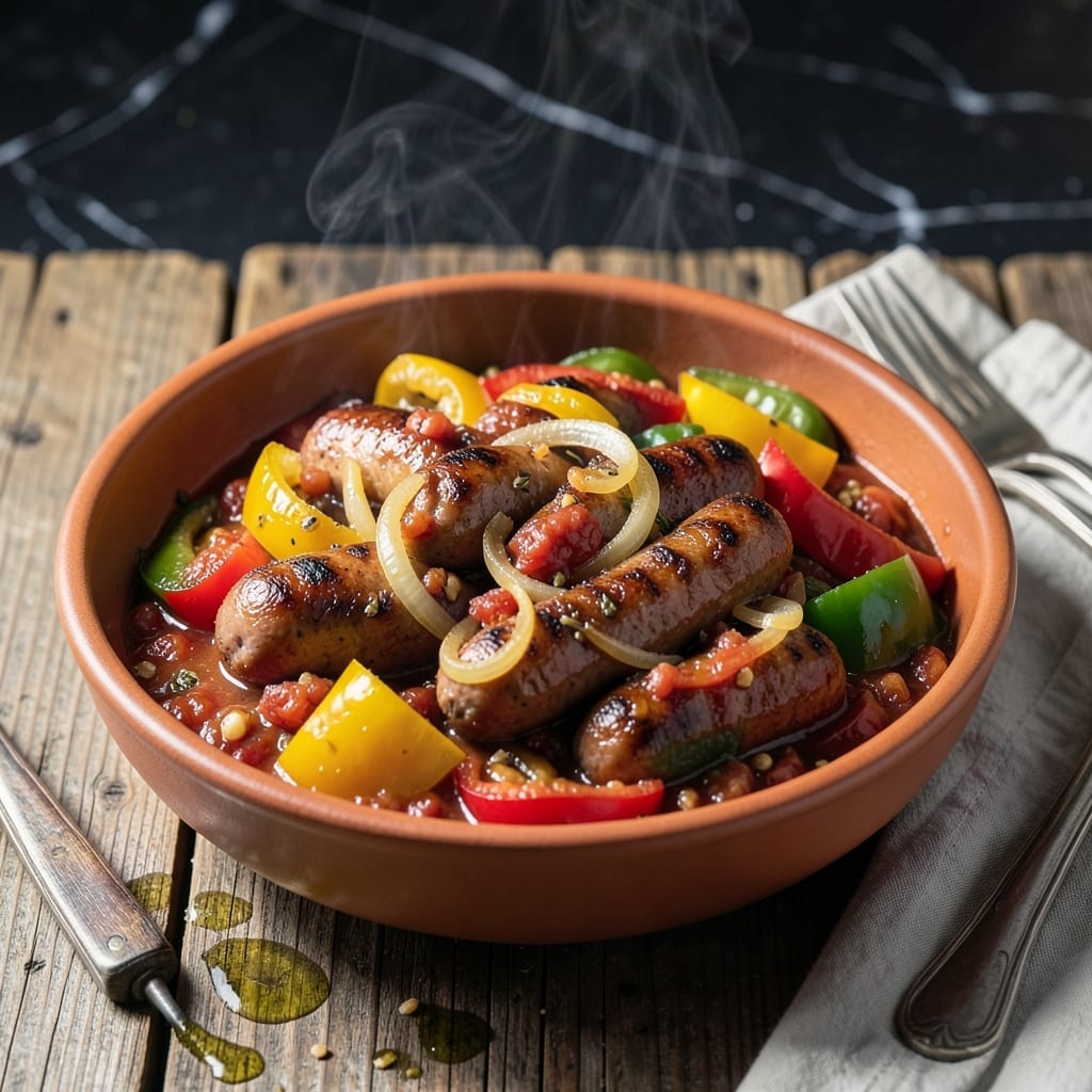 Sausage and Peppers Crock Pot Recipe: Set-It-and-Forget-It Italian Feast