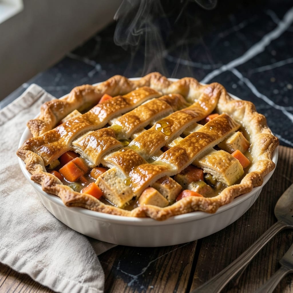 David Schwimmer's Tofu Pot Pie Recipe: Flaky Crust With Savory Vegetable Medley