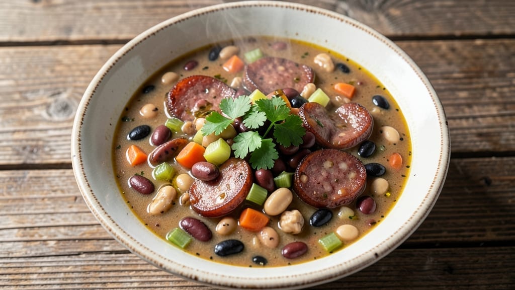 15 Bean Soup Recipe with Sausage Crock Pot: Hearty Crockpot Stew With Smoky Sausage 15 Bean Soup Recipe with Sausage Crock Pot: Hearty Crockpot Stew With Smoky Sausage