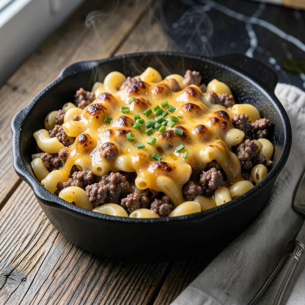 Beefy Mac and Cheese Crock Pot Recipe: Meaty Layers of Cheesy Bliss