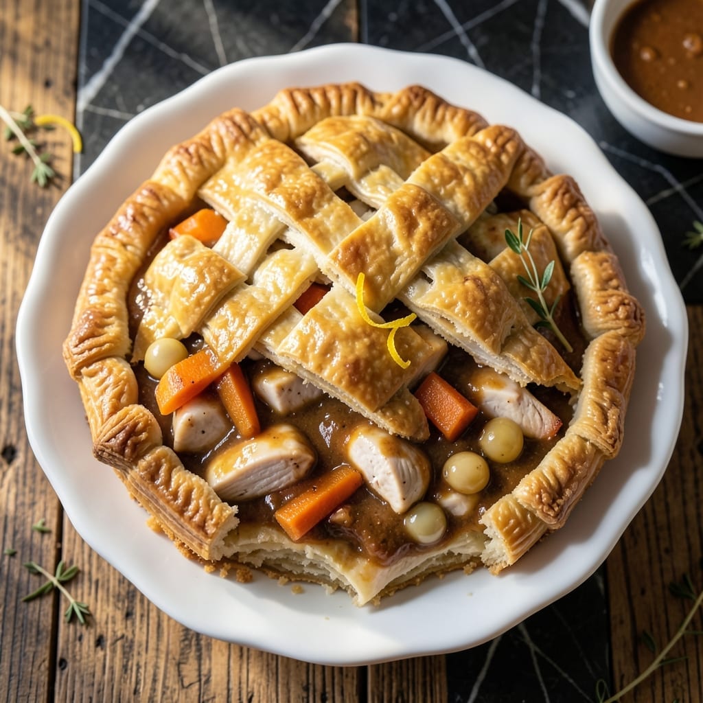 Flaky Chicken Pot Pie Recipe: Golden Crust Hugging Savory Filling Flaky Chicken Pot Pie Recipe: Golden Crust Hugging Savory Filling