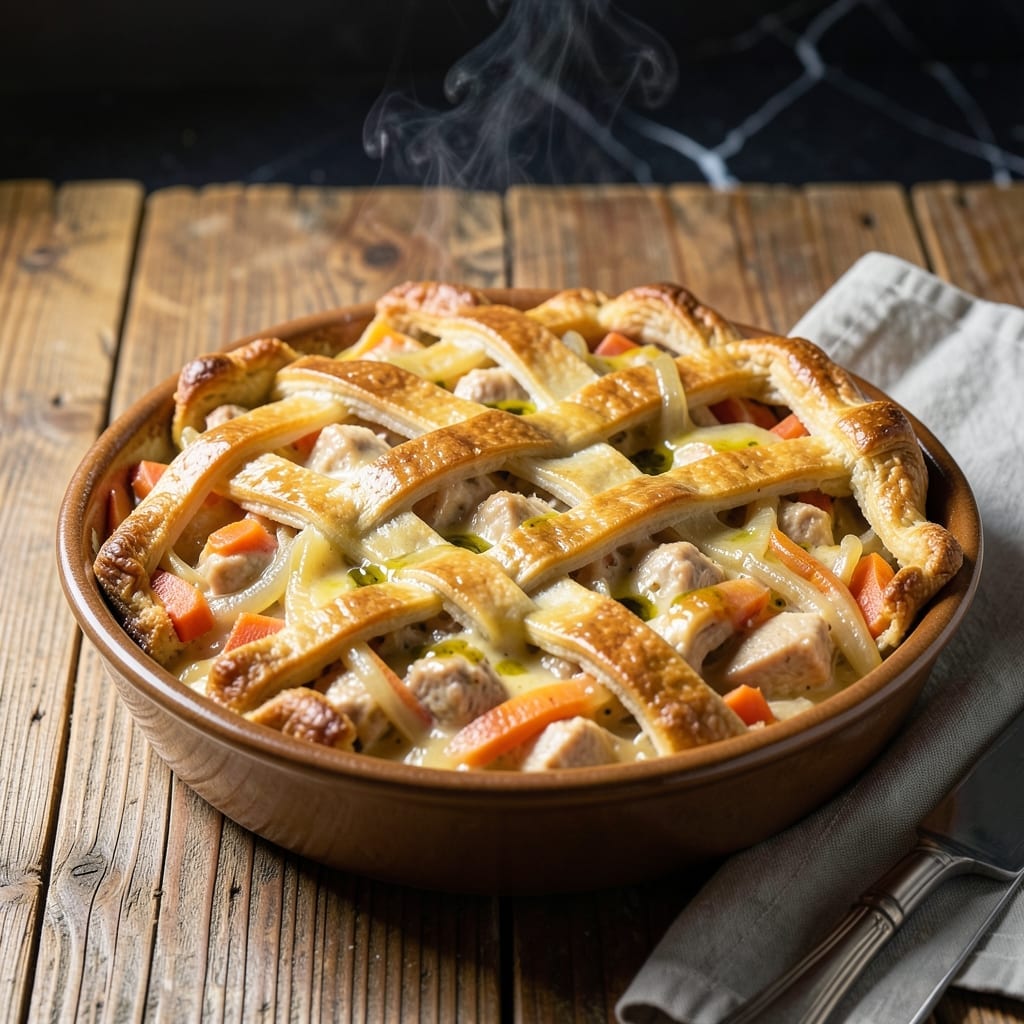 Impossible Chicken Pot Pie Recipe: Plant-Based Comfort in a Golden Crust