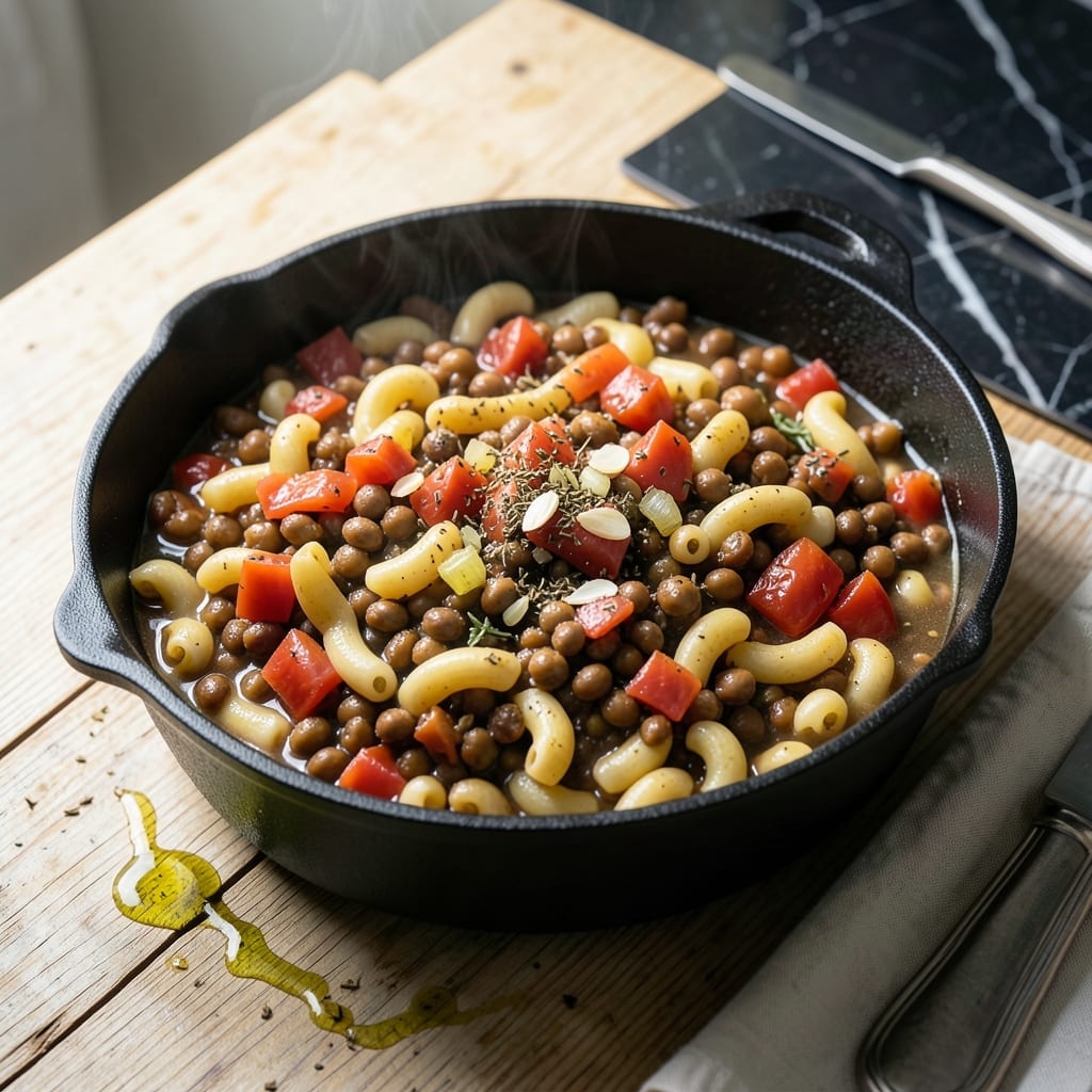 One Pot Lentil Pasta Recipe: Protein-Packed Weeknight Dinner One Pot Lentil Pasta Recipe: Protein-Packed Weeknight Dinner