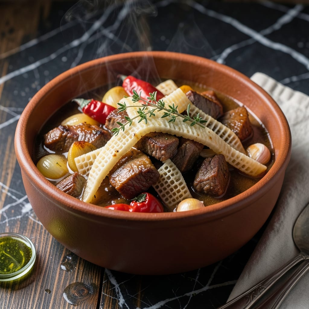 Campbell's Pepper Pot Recipe: Caribbean-Style Tripe and Beef Stew Campbell's Pepper Pot Recipe: Caribbean-Style Tripe and Beef Stew