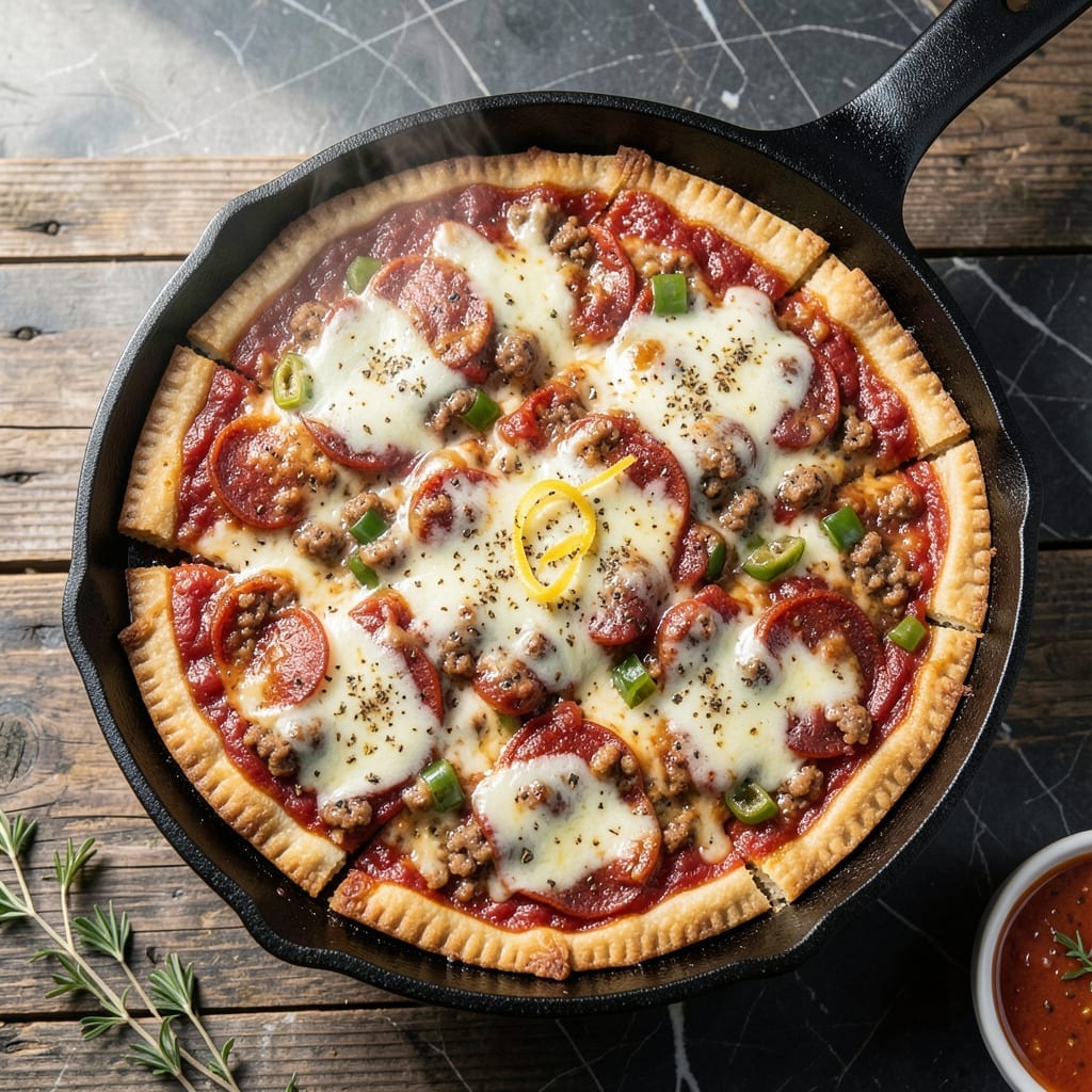 Oven Grinder Pizza Pot Pie Recipe: Deep-Dish Flavor in a Handheld Bite
