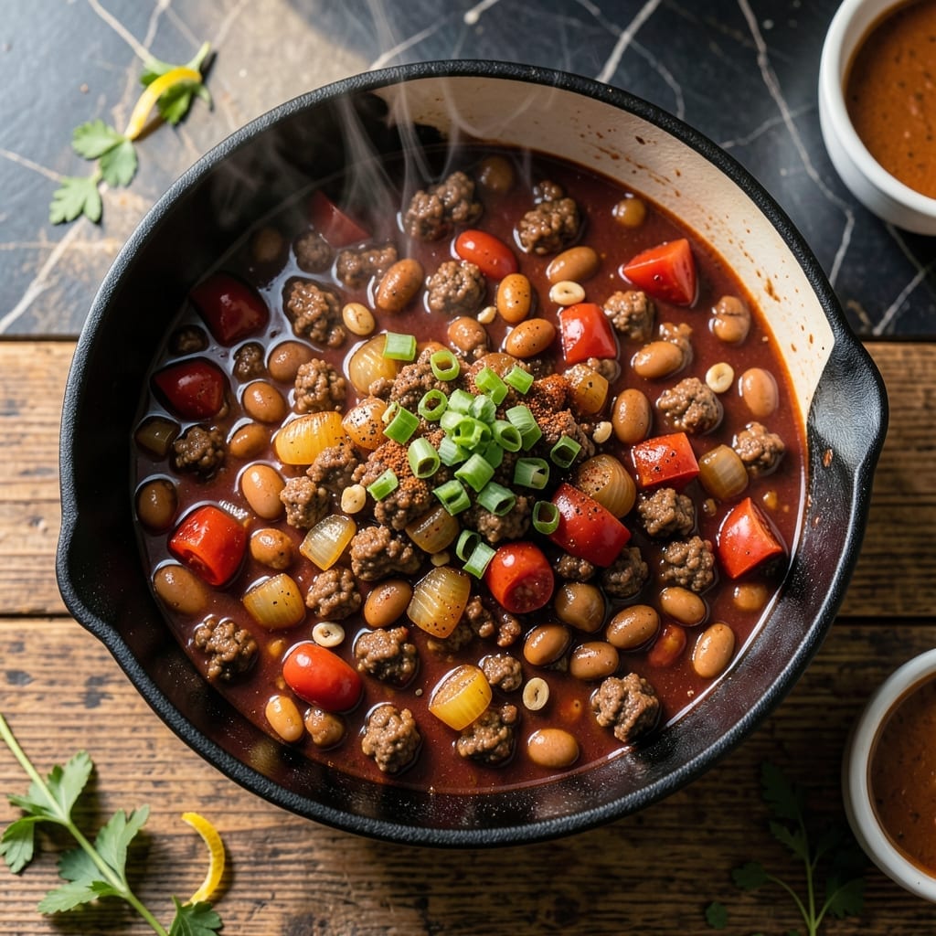 Stock Pot Chili Recipe: Hearty Beef and Bean Simmer