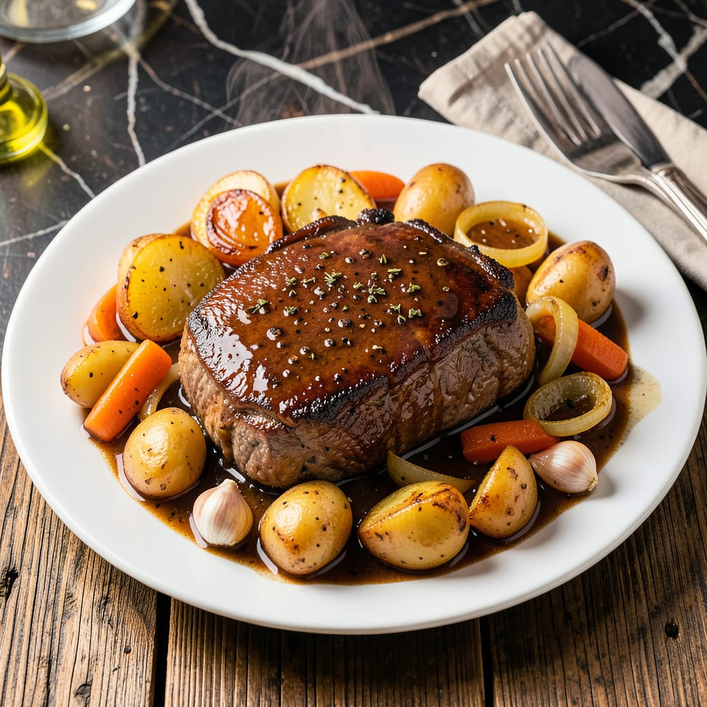 Complete 4 Qt Crock Pot Pot Roast Recipe: Herb Infused Slow Cooked Mastery overview image