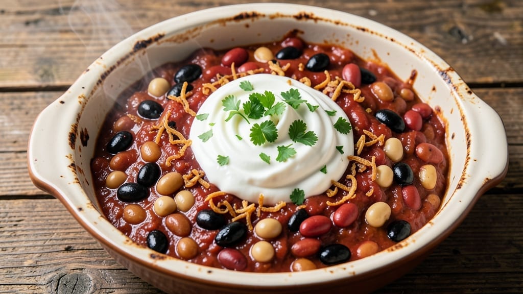 4 Bean Casserole Recipe: Creamy Tomato-Bean Bake That Gets Better Tomorrow