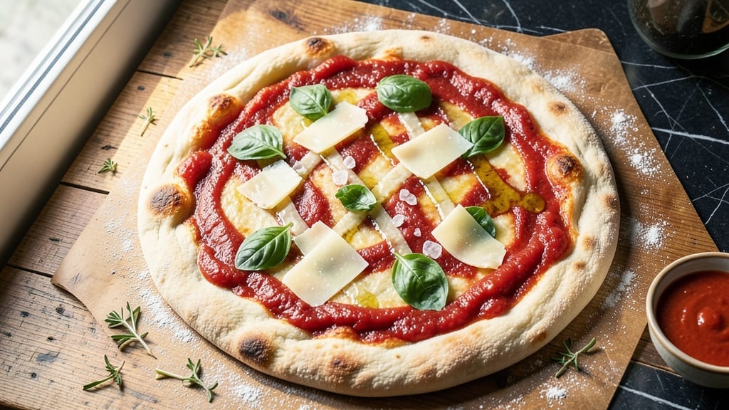 80 Percent Hydration Pizza Dough Recipe: Chewy Crust With No-Knead Shortcut 80 Percent Hydration Pizza Dough Recipe: Chewy Crust With No-Knead Shortcut