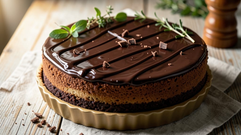 8-Inch Chocolate Cheesecake Recipe: Rich Fudge Swirls and Buttery Crust