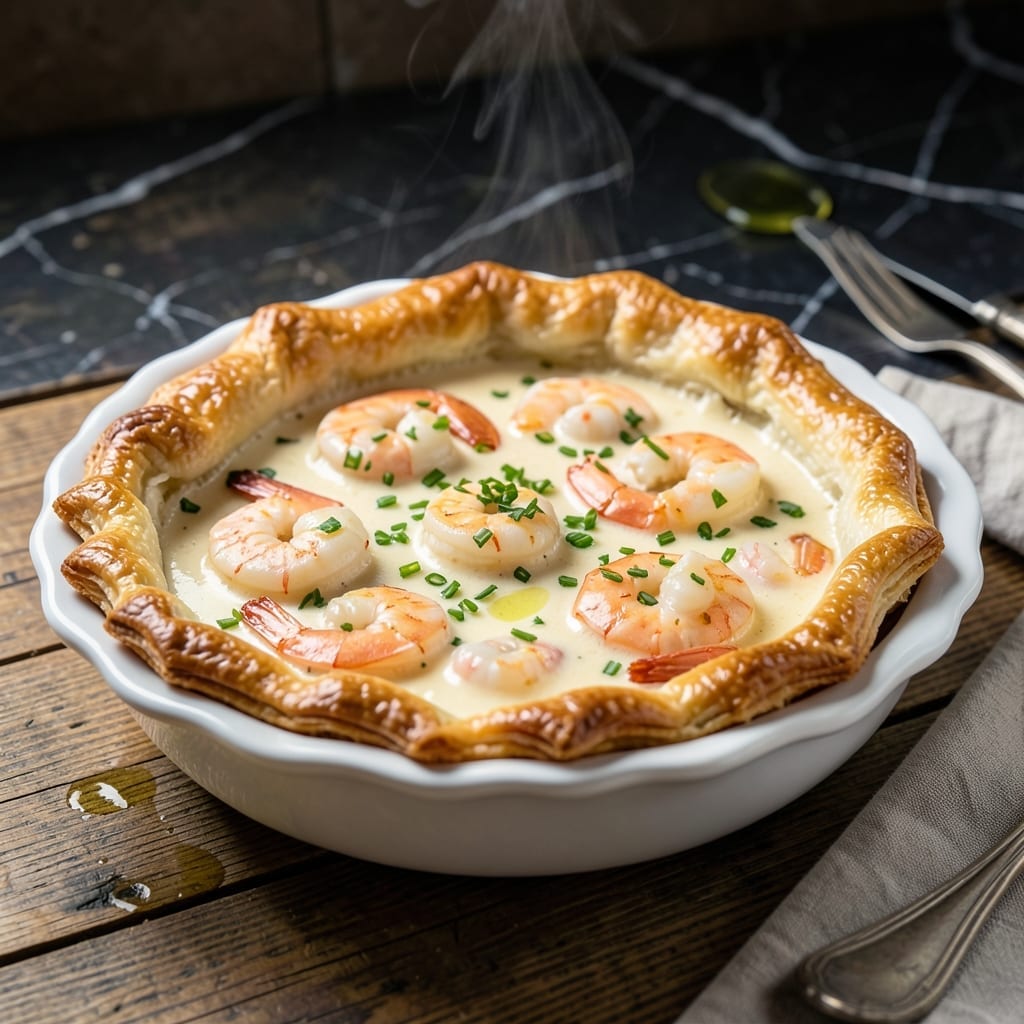 Creamy Seafood Pot Pie Recipe: Buttery Crust Hugging Ocean Treasures Creamy Seafood Pot Pie Recipe: Buttery Crust Hugging Ocean Treasures