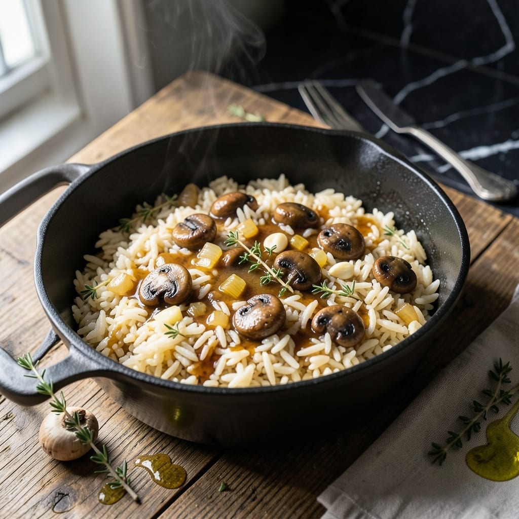 Mushroom Pot Rice Recipe: Umami-Rich One-Pot Meal