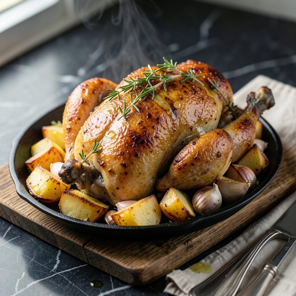 Crock Pot Recipe for Whole Chicken With Potatoes: Hands-Off Savory Succulence Crock Pot Recipe for Whole Chicken With Potatoes: Hands-Off Savory Succulence