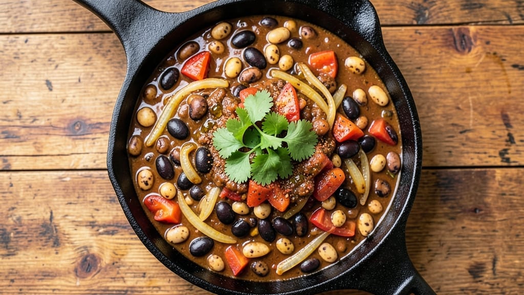 3 Bean Chili Recipe No Meat: Hearty Veggie-Packed One-Pot Wonder