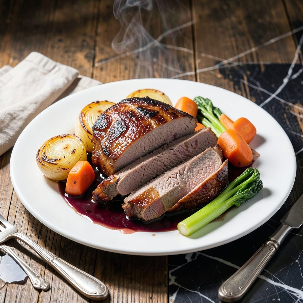 Crock Pot Round Tip Roast Recipe: Wine-Infused Braising for Effortless Elegance
