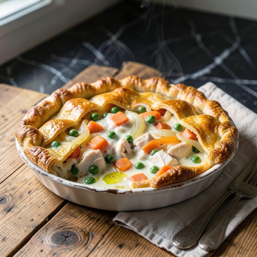 Chicken Pot Pie Recipe Food Com: Homestyle Comfort With Peas and Carrots Chicken Pot Pie Recipe Food Com: Homestyle Comfort With Peas and Carrots
