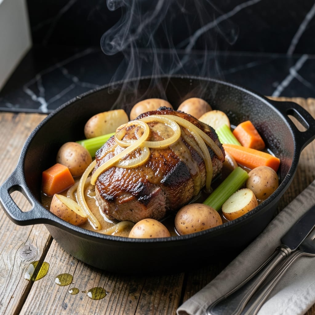 Jewish Pot Roast Recipe: Old-World Braised Comfort with Caramelized Onions Jewish Pot Roast Recipe: Old-World Braised Comfort with Caramelized Onions