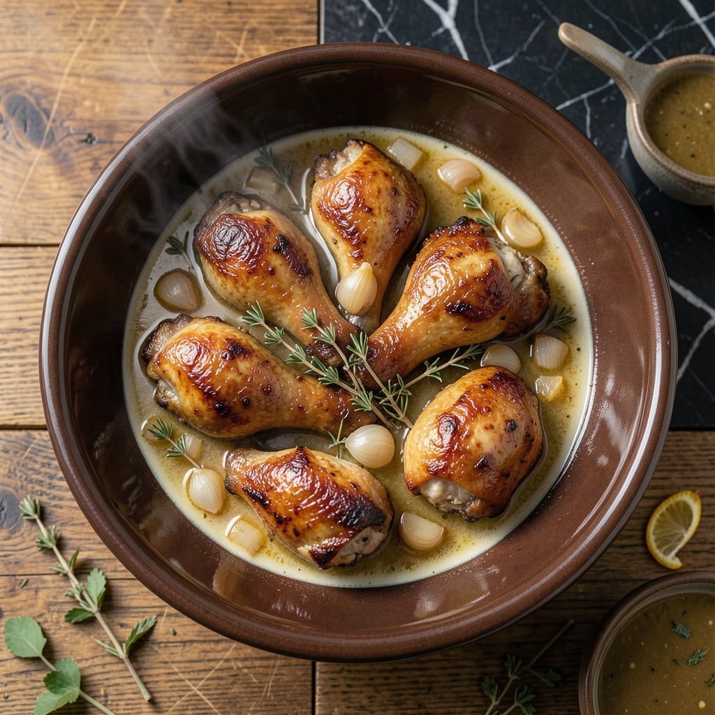 Frozen Chicken Legs in Crock Pot Recipe: Fall-Off-The-Bone Slow Cooked Simplicity