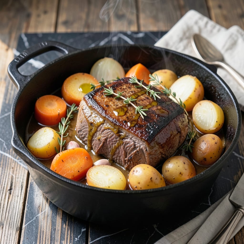 Hanukkah Pot Roast Recipe: Eight-Hour Braised Holiday Tradition