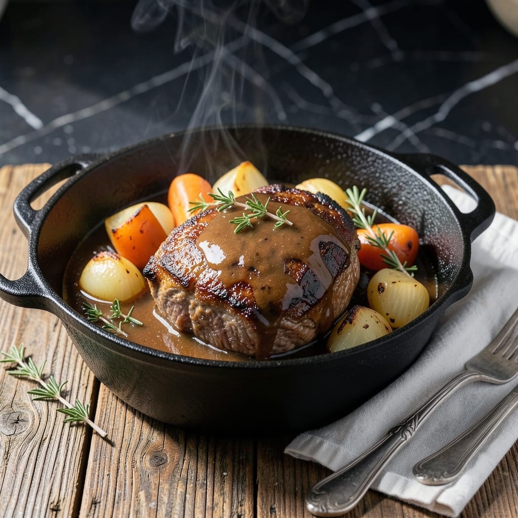 Pot Roast Recipe With Thick Gravy: Red Wine-Infused Slow Cooked Masterpiece