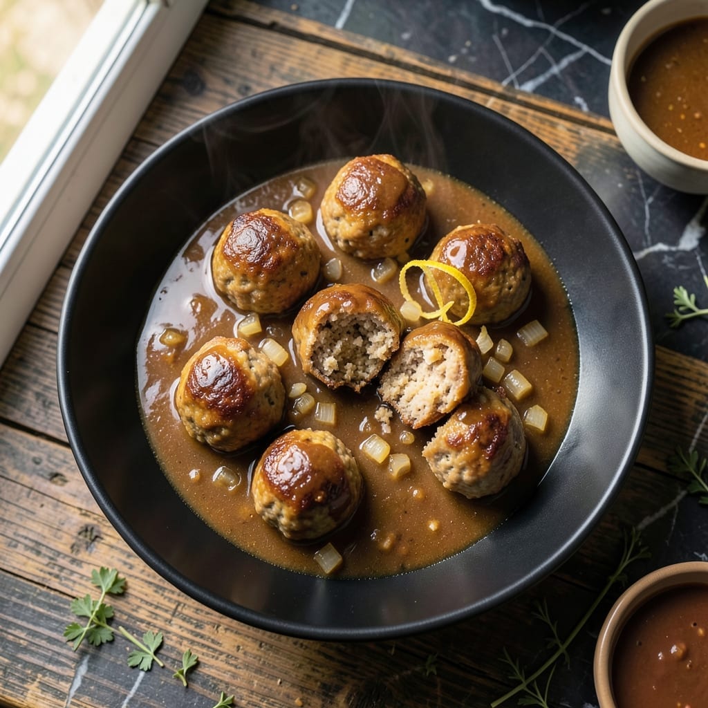 Crock Pot Salisbury Steak Meatballs Recipe: Tender Bites in Rich Mushroom Gravy Crock Pot Salisbury Steak Meatballs Recipe: Tender Bites in Rich Mushroom Gravy