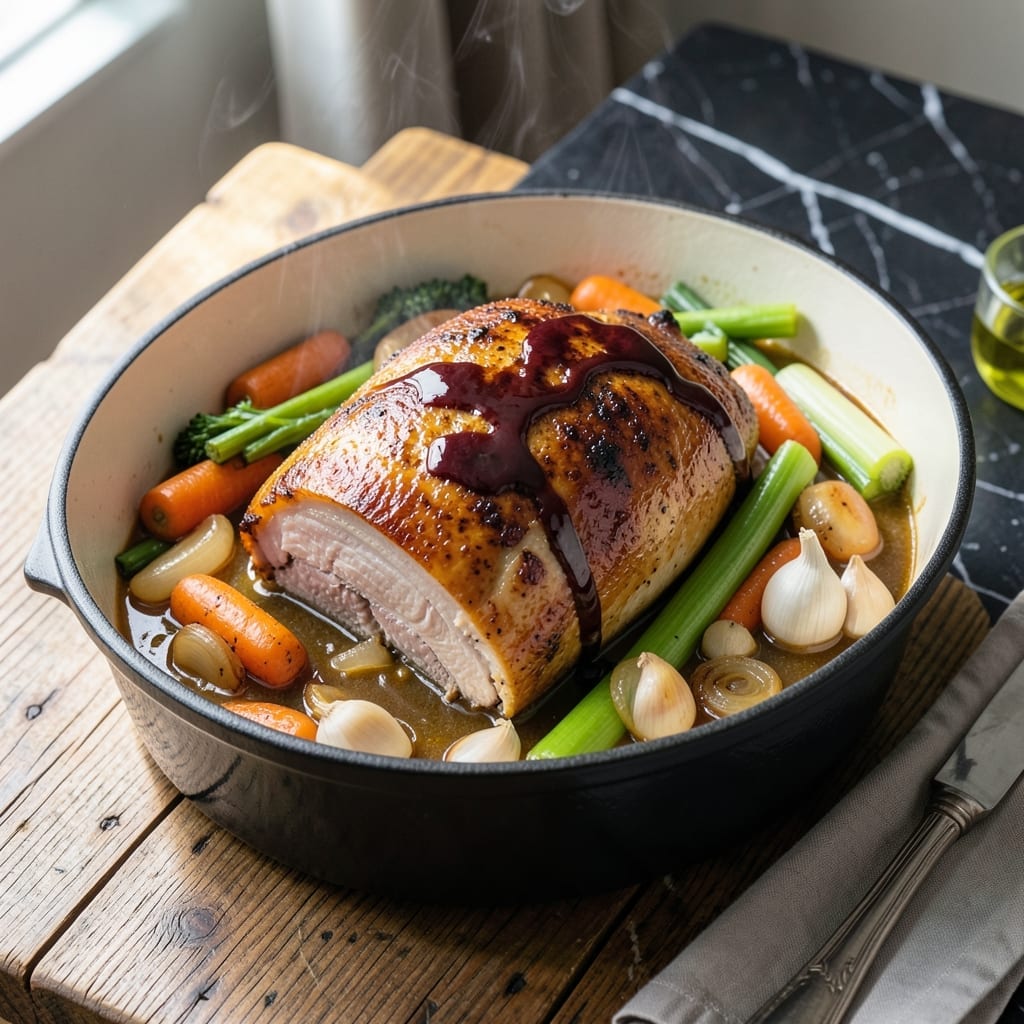 Turkey Breast Pot Roast Recipe: Herb-Infused Dutch Oven Delight