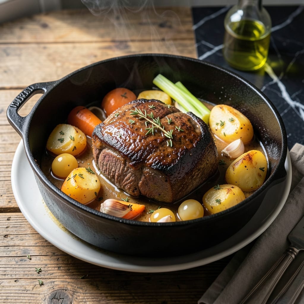 Really Good Pot Roast Recipe: Slow-Braised Beef with Caramelized Root Vegetables Really Good Pot Roast Recipe: Slow-Braised Beef with Caramelized Root Vegetables