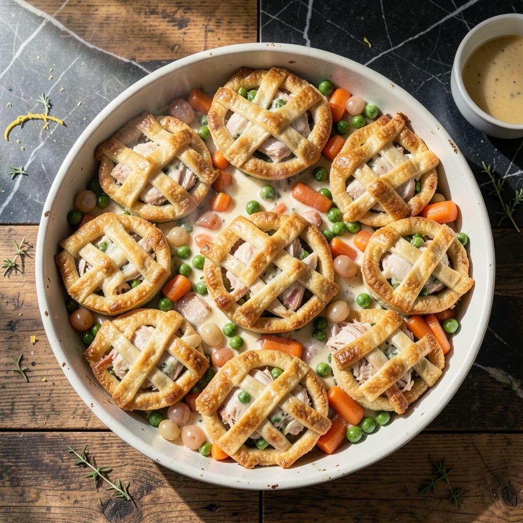 Mini Chicken Pot Pie Crust Recipe: Buttery Layers for Individual Comfort Pies Mini Chicken Pot Pie Crust Recipe: Buttery Layers for Individual Comfort Pies