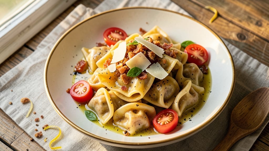 4 Cheese Tortellini Pasta Recipe: Pillowy, Melty Cheese That Sticks to Every Forkful 4 Cheese Tortellini Pasta Recipe: Pillowy, Melty Cheese That Sticks to Every Forkful