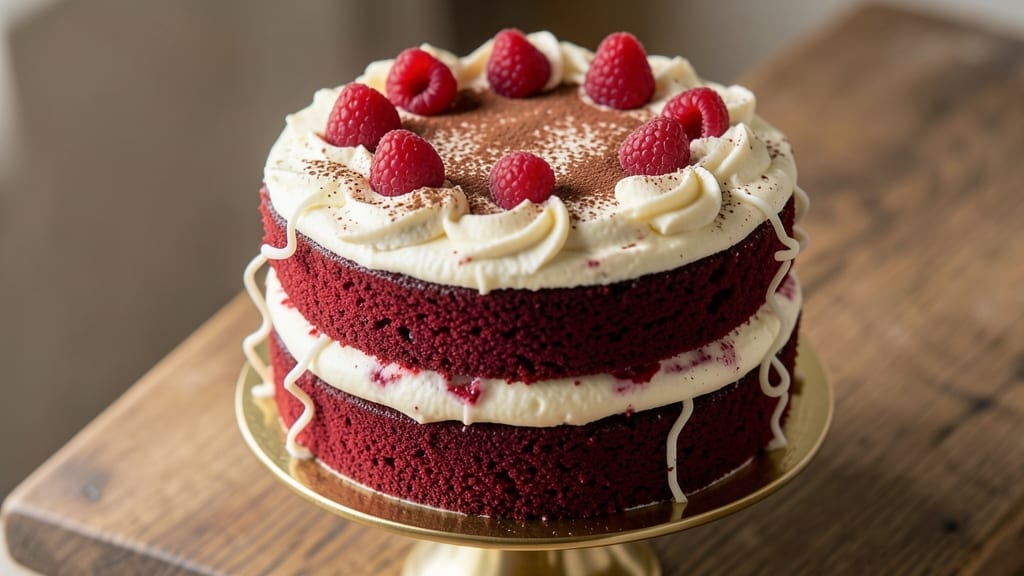 12-Inch Red Velvet Cake Recipe: Moist Layers with Cream Cheese Frosting Bliss