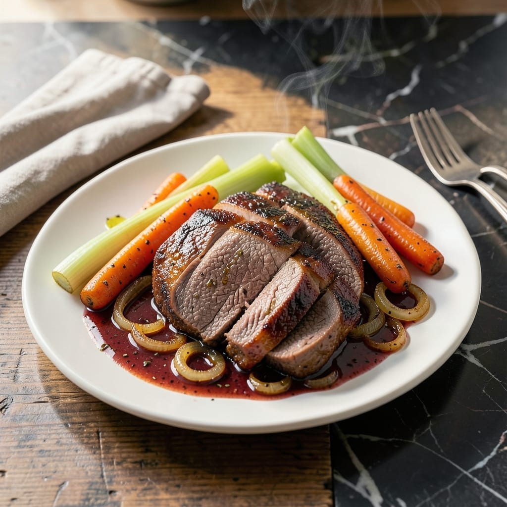 Instant Pot 2 Lb Chuck Roast Recipe: Rich Red Wine Braised Beef