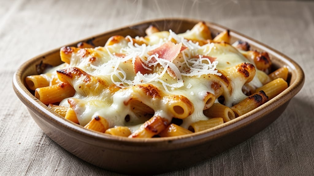 4 Cheese Baked Ziti Recipe: Melty Gooey Layers With Herbed Breadcrumbs