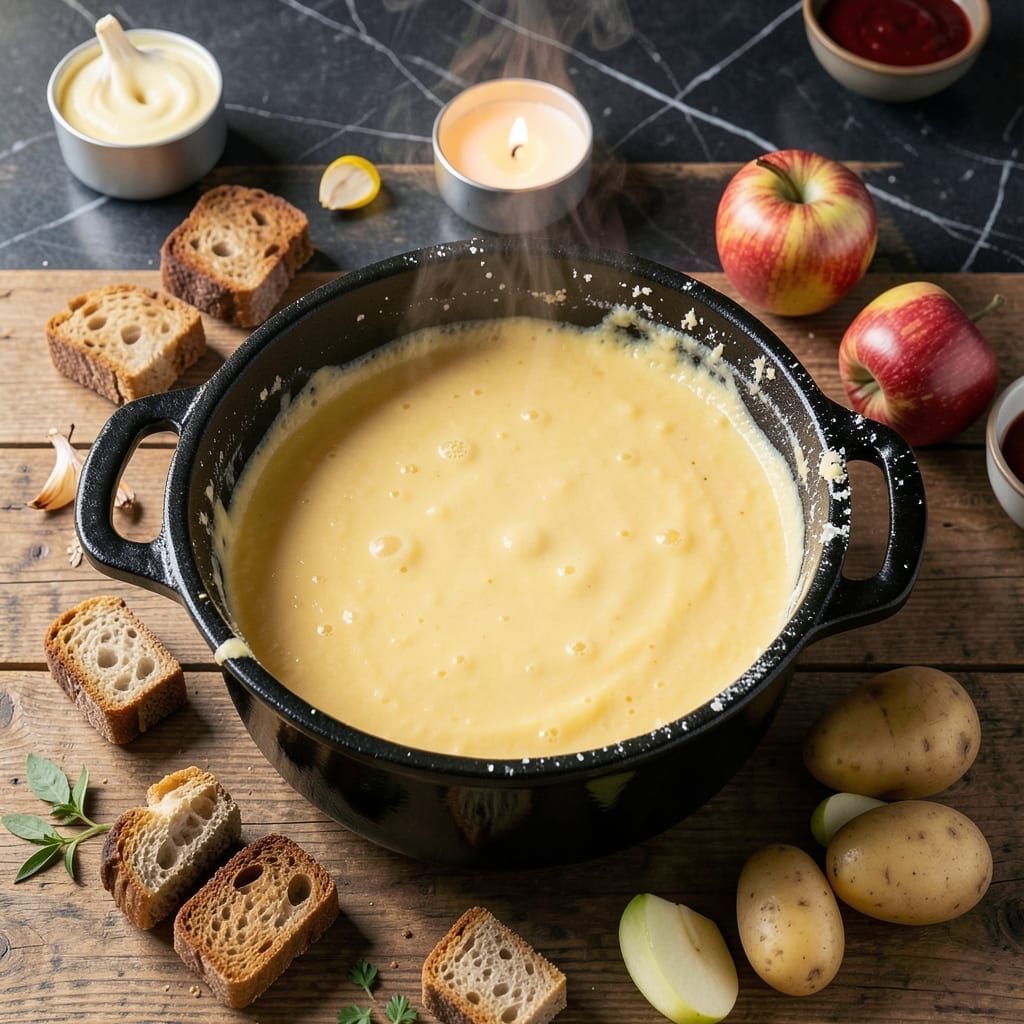 Cheese Fondue Pot Recipe: Alpine-Style Melted Bliss