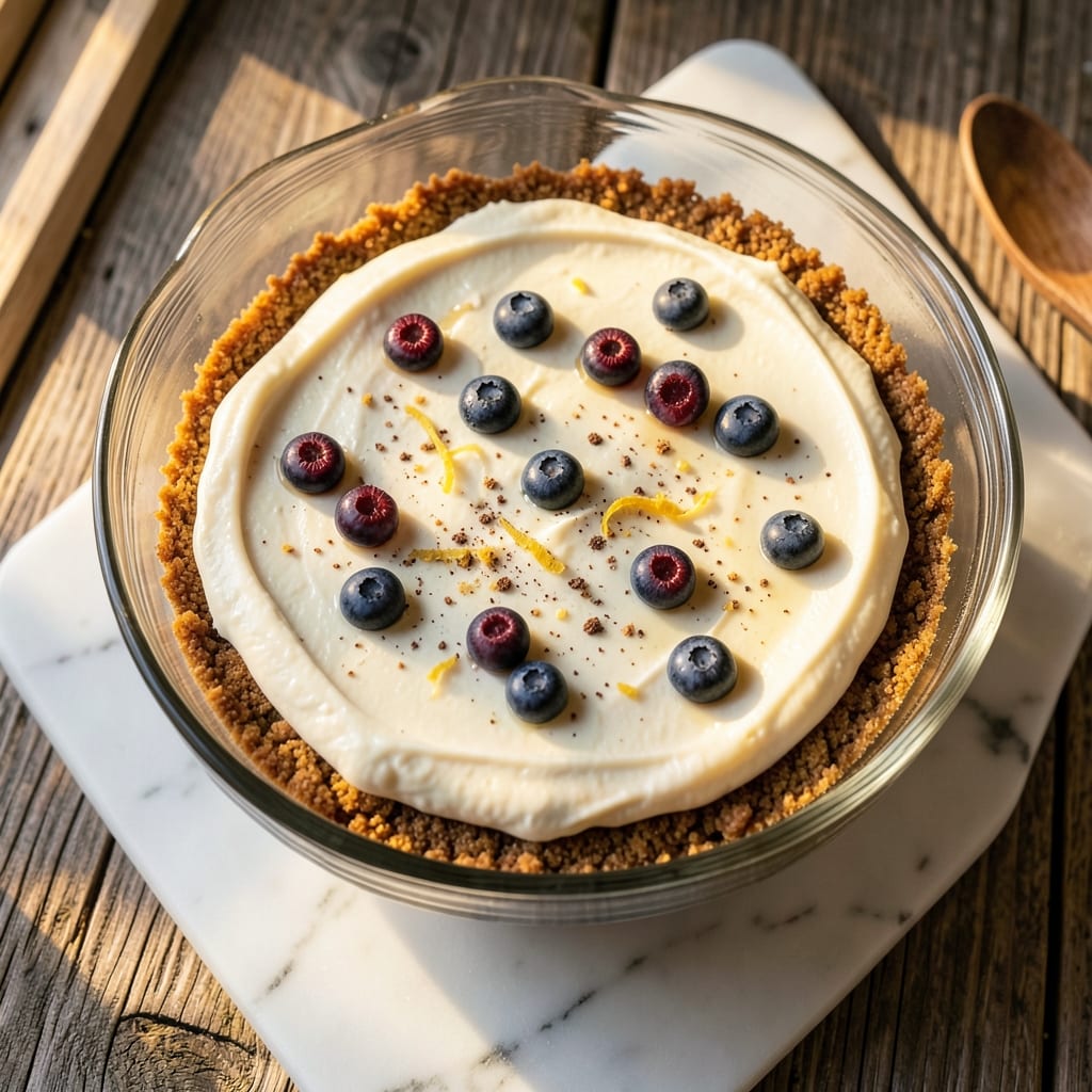 3-Ingredient No-Bake Blueberry Cheesecake Recipe: Berry-Burst Creaminess in 10 Minutes